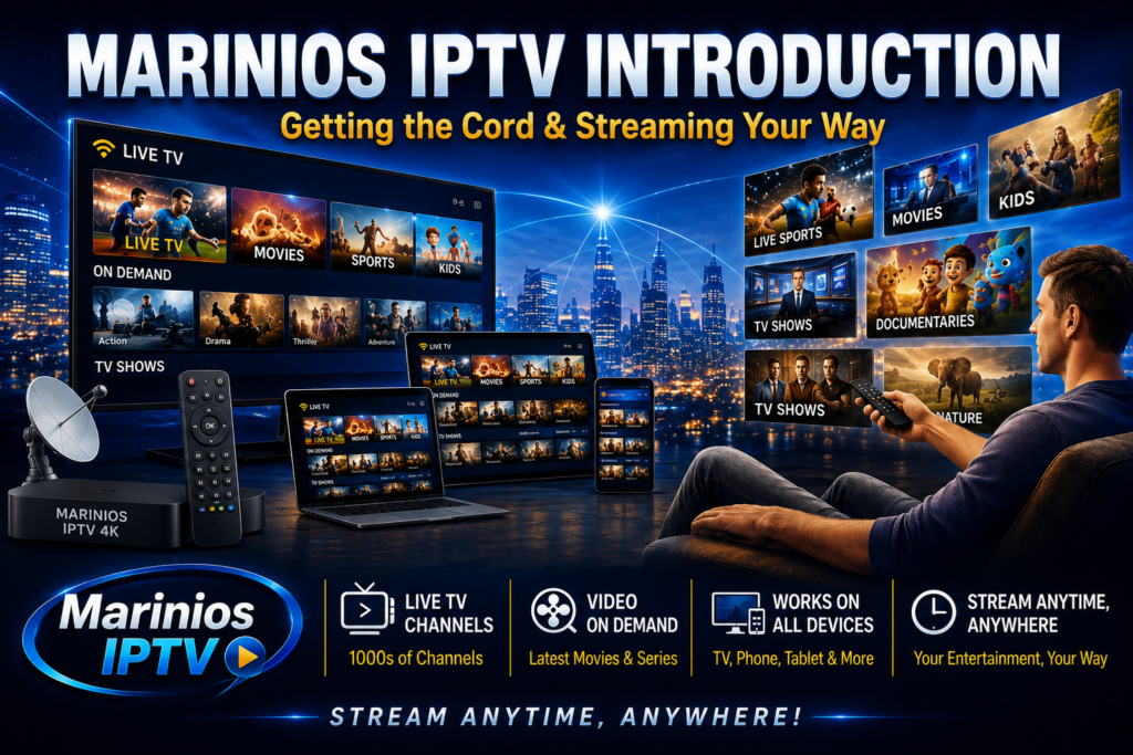 How to install Marinios IPTV  on Firestick, Smart TV, and Android devices step-by-step setup guide.
